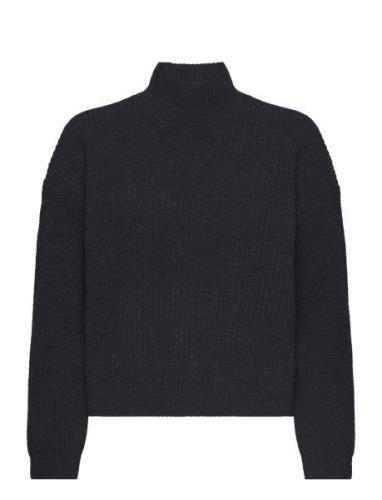 Vmkaia Ls Highneck Pullover Bf Tops Knitwear Turtleneck Black Vero Mod...