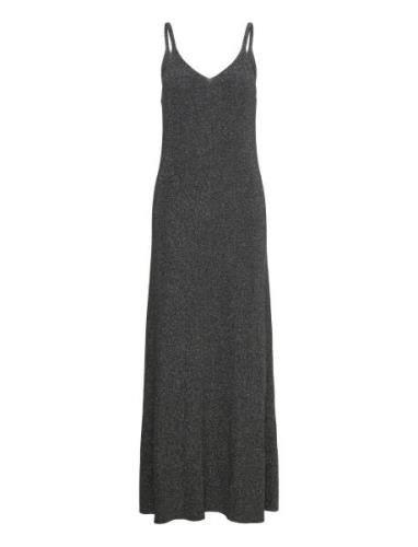 Long Lurex Dress Maksimekko Juhlamekko Black Mango