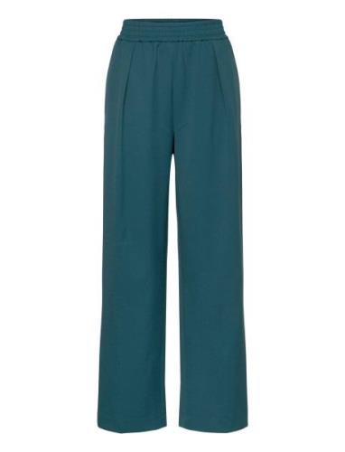 Julia Trousers 13103 Bottoms Trousers Wide Leg Blue Samsøe Samsøe