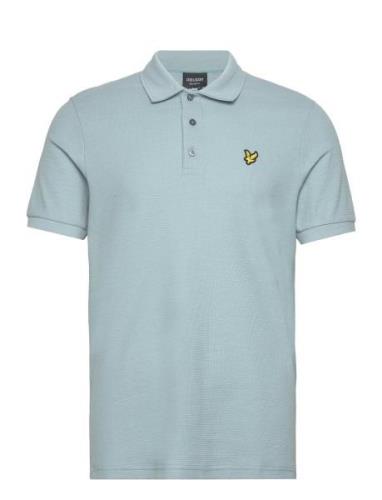 Milano Polo Shirt Tops Polos Short-sleeved Blue Lyle & Scott