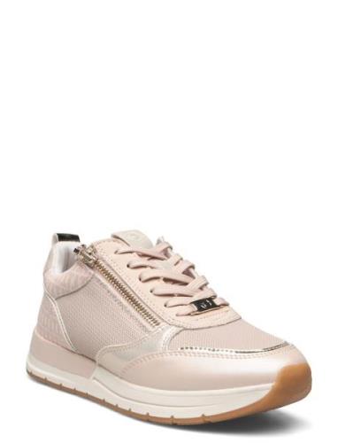 Women Lace-Up Matalavartiset Sneakerit Tennarit Beige Tamaris