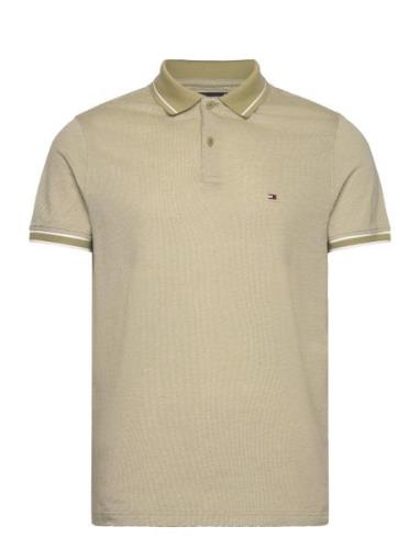 Monotype Oxford Collar Reg Polo Tops Polos Short-sleeved Khaki Green T...