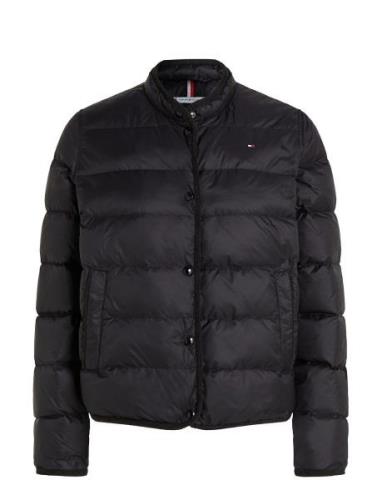 Lw Down Collarless Jacket Vuorillinen Takki Topattu Takki Black Tommy ...