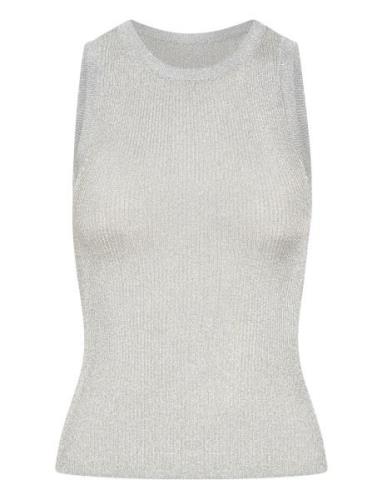 Silvigz Top Tops T-shirts & Tops Sleeveless Silver Gestuz