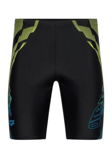 Men's Arena Gleam Swim Jammer Black Uimashortsit Black Arena