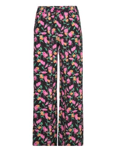 Allen Aop Floaty Pants Bottoms Trousers Flared Multi/patterned Tamaris...