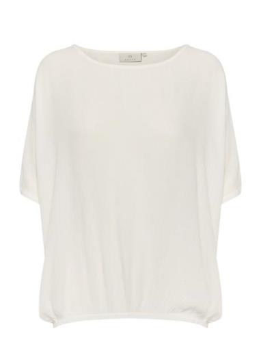 Kaamber Stanley Tops Blouses Short-sleeved White Kaffe