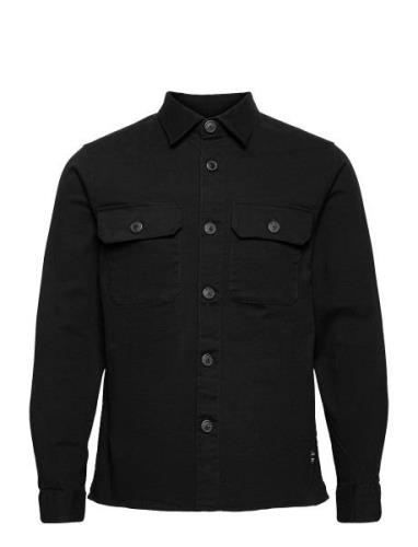 Topper Ls Shirt Tops Overshirts Black Gabba