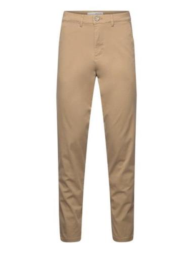 Slh172-Slimtape-New Miles Flex Pant N Bottoms Trousers Chinos Beige Se...