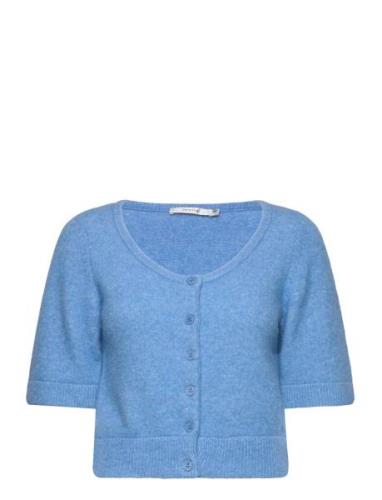 Alphagz U-Cardigan Tops Knitwear Cardigans Blue Gestuz