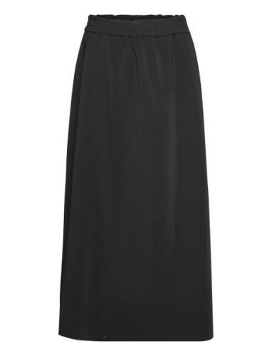 Questiw Skirt Polvipituinen Hame Black InWear