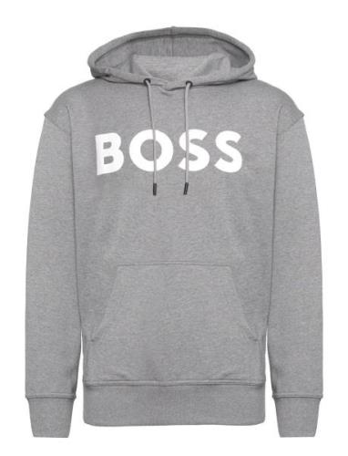 Webasichood Tops Sweat-shirts & Hoodies Hoodies Grey BOSS