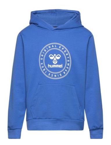 Hmlcuatro Circle Hoodie Sport Sweat-shirts & Hoodies Hoodies Blue Humm...