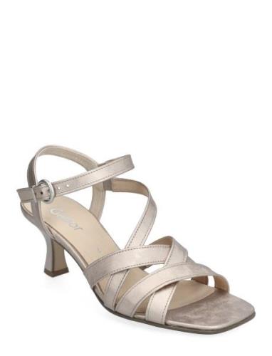 Ankle-Strap Sandal Korolliset Sandaalit Gold Gabor