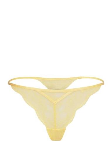 Isabelle Hl String Tr Stringit Alusvaatteet Yellow Hunkemöller