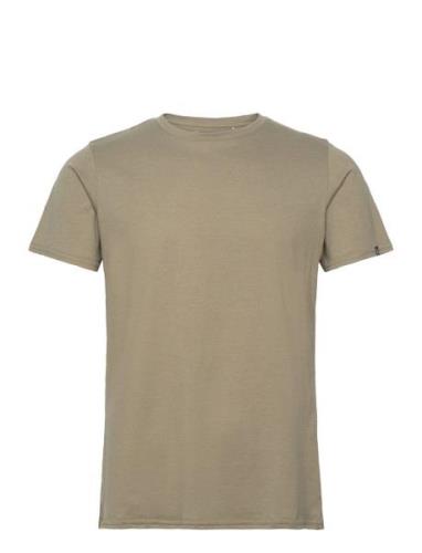 Niklas Basic Tee Tops T-shirts Short-sleeved Khaki Green Urban Pi Ers