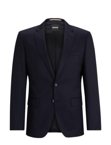 H-Huge-B1 Suits & Blazers Blazers Single Breasted Blazers Navy BOSS