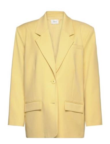 Paulagz Oz Blazer Blazers Single Breasted Blazers Yellow Gestuz