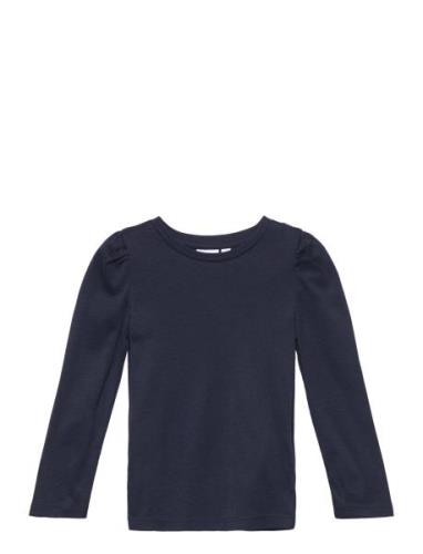 Nmflilde Ls Slim Top Pb Tops T-shirts Long-sleeved T-shirts Navy Name ...