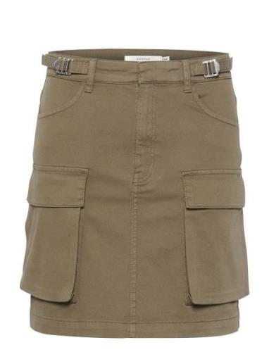 Marligz Hw Skirt Lyhyt Hame Khaki Green Gestuz