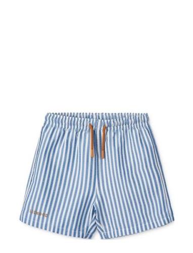 Duke Stripe Board Shorts Bottoms Shorts Blue Liewood