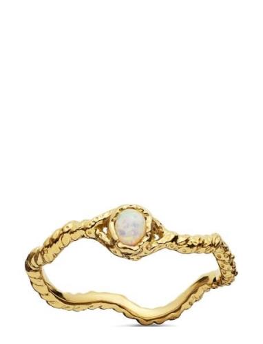 Lisa Ring Sormus Korut Gold Maanesten