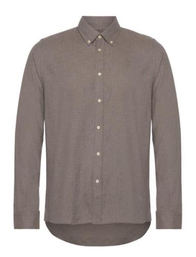 Desert Reg Shirt Tops Shirts Casual Brown Les Deux