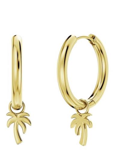 Tropic Hoops Palm Tree Korvakoru Korut Gold Edblad