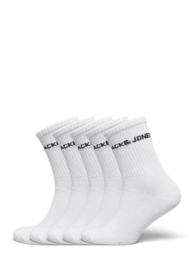 Jacbasic Logo Tennissock 5 Pack Noos Jnr Sukat White Jack & J S