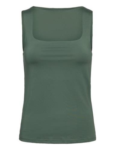 Billie Top Tops T-shirts & Tops Sleeveless Green Rosemunde