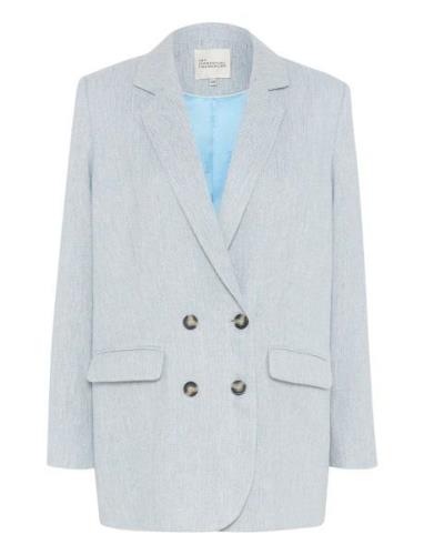 Elisamw Blazer Blazers Double Breasted Blazers Blue My Essential Wardr...