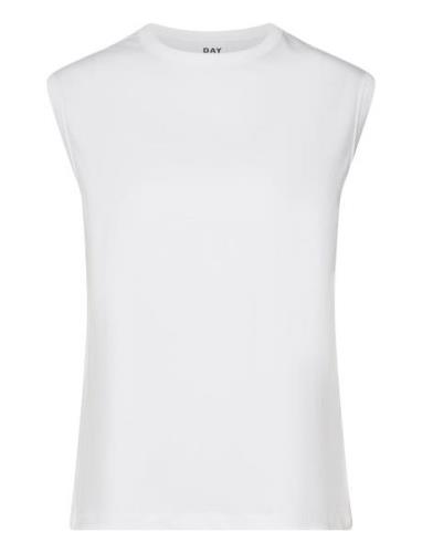 Pedro - Heavy Jersey Rd Tops T-shirts & Tops Sleeveless White Day Birg...