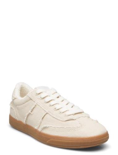 Trainers With Frayed Details Matalavartiset Sneakerit Tennarit Beige M...