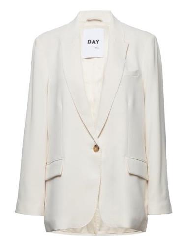 Hector - Classic Gabardine Blazers Single Breasted Blazers Cream Day B...