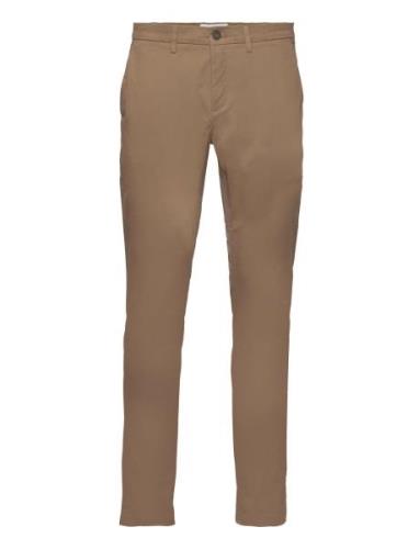 Bs Anton Slim Fit Chinos Bottoms Trousers Chinos Beige Bruun & Stengad...