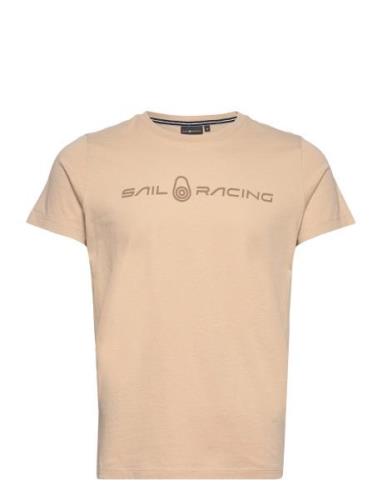 Bowman Tee Sport T-shirts Short-sleeved Beige Sail Racing