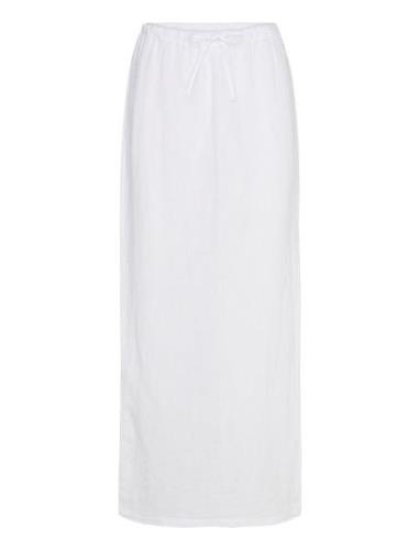 Samira Skirt Pitkä Hame White Noella