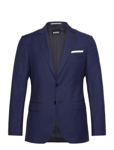 H-Hutson-224 Suits & Blazers Blazers Single Breasted Blazers Navy BOSS