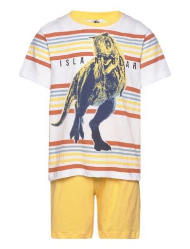 Set Pyjalong Pyjamasetti Pyjama Yellow Jurassic World