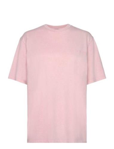 Over D T-Shirt Tops T-shirts & Tops Short-sleeved Pink ROTATE Birger C...