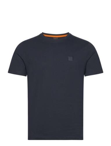 Tales Tops T-shirts Short-sleeved Blue BOSS