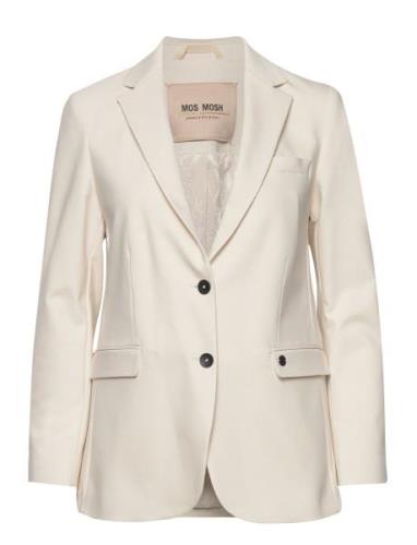 Mmmary Night Blazer Blazers Single Breasted Blazers Cream MOS MOSH