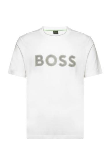 Tee 1 Sport T-shirts Short-sleeved White BOSS