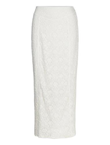 Lace Maxi Skirt Polvipituinen Hame White ROTATE Birger Christensen