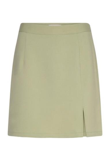 Annali Skirt-1 Lyhyt Hame Green A-View