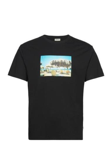 Sdishir Tops T-shirts Short-sleeved Black Solid