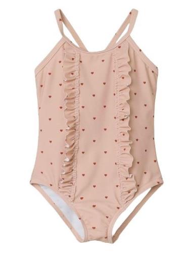 Nmfhelga Swimsuit Lil Uimapuku Uima-asut Pink Lil'Atelier