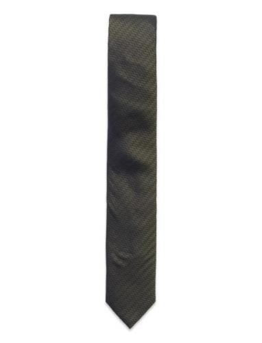 Tie Cm 6 Solmio Kravatti Khaki Green HUGO