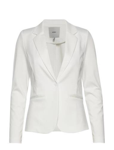 Ihkate Bl Blazers Single Breasted Blazers White ICHI