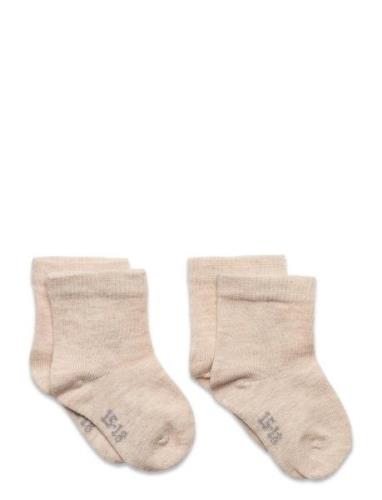 Ankle Sock Sukat Beige Minymo